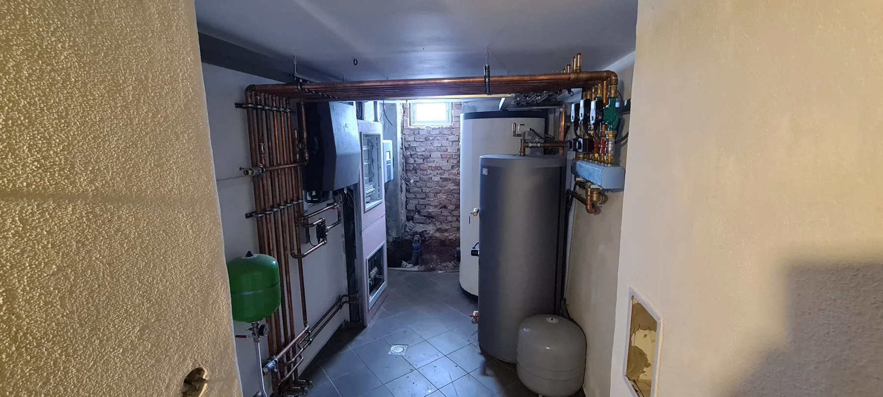 Apartmány Maxov: Celkový pohled do technické místnosti.